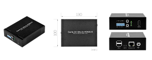 Dante AV Ultra to HDMI2.0 - receiver